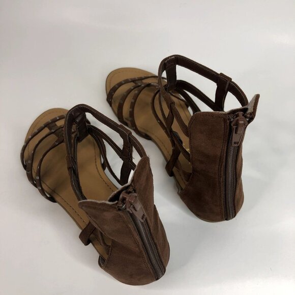 Altard State Women's Sandals Size 9 Brown Shoes with Gold Studs - Picture 2 of 8